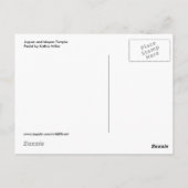 Carte Postale Jaguar et le temple maya (Dos)