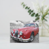 Carte Postale Jaguar Mark 2 (Debout devant)