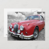 Carte Postale Jaguar Mark 2 (Devant / Derrière)