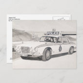 Carte Postale Jaguar XJ6 (Devant / Derrière)