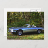 Carte Postale Jaguar XJS V12 Cabriolet (Devant / Derrière)