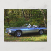Carte Postale Jaguar XJS V12 Cabriolet (Devant)