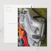 Carte Postale Jaguar XK120 convertible voiture sport (Devant / Derrière)