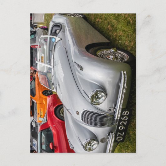 Carte Postale Jaguar XK120 convertible voiture sport (Devant)