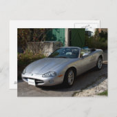 Carte Postale Jaguar XK8 Cabriolet (Devant / Derrière)