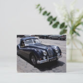 Carte Postale Jaguar XK 120 (Debout devant)