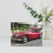Carte Postale Jaguar XK 120 FHC (Debout devant)