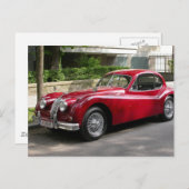 Carte Postale Jaguar XK 120 FHC (Devant / Derrière)