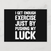 Carte Postale J'Ai Assez D'Exercices Juste À Côté.. (Devant)