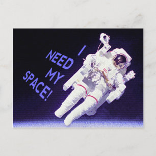 Carte Postale J'Ai Besoin De Mon Espace