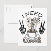 Carte Postale J'ai besoin de plus de t-shirt vêtements esthétiqu (Devant / Derrière)