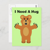 Carte Postale J'Ai Besoin D'Un Accroc (Devant / Derrière)