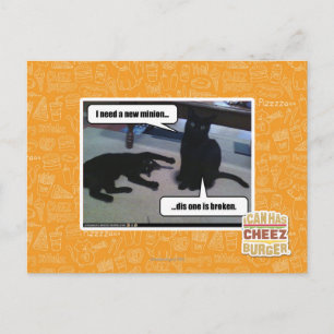 Carte Postale J'ai besoin d'un nouveau minion