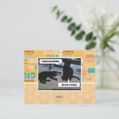 Carte Postale J'ai besoin d'un nouveau subordonné (Debout devant)