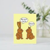 Carte Postale J'Ai Blessé Le Mur ! - Quoi ? (Debout devant)