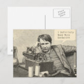 Carte Postale J'Ai Certainement Besoin De Plus De Bande Passante (Devant / Derrière)