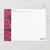 Carte Postale J'Ai Combattu La Loi (Dos)