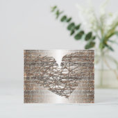 Carte Postale J'ai construit un mur autour de mon coeur (Debout devant)