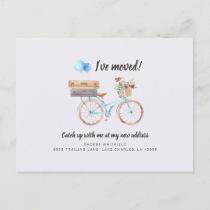 Carte Postale J'ai déménagé Annonce de changement d'adresse
