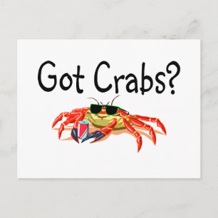 Carte Postale J'ai des crabes