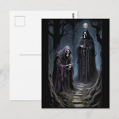 Carte Postale J'ai des frissons au clair de lune pâle (Devant / Derrière)