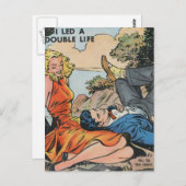 Carte Postale J'ai dirigé une vie difficile (Devant / Derrière)