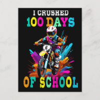 J'ai écrasé 100 jours d'école Motocross