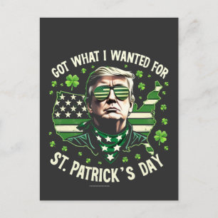 Carte Postale J'ai eu ce que j'ai Recherché pour Trump de la Sai