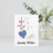 Carte Postale J'ai eu un changement de coeur Bénéficiaire (Debout devant)