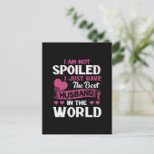 Carte Postale J'Ai Juste Le Meilleur Mari Au Monde (Debout devant)