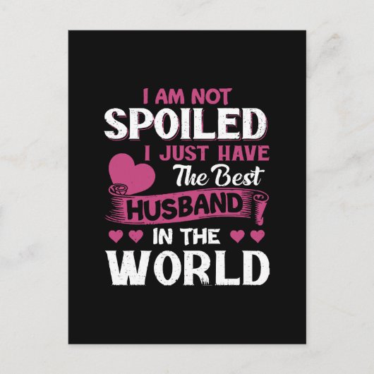 Carte Postale J'Ai Juste Le Meilleur Mari Au Monde (Devant)