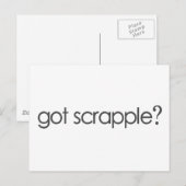 Carte Postale J'Ai La Scrappleã Appareche (Devant / Derrière)