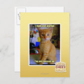 Carte Postale J'ai lu votre journal (Devant / Derrière)