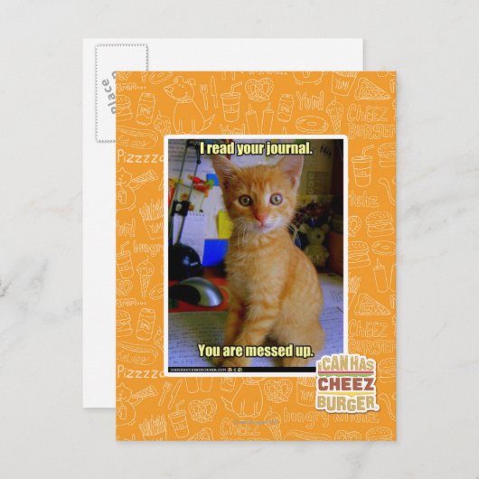 Carte Postale J'ai lu votre journal (Devant / Derrière)