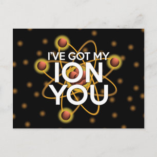 Carte Postale J'AI MON ION VOUS MÊME Science Joke