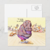 Carte Postale J'ai perdu 375 kg ! (Devant / Derrière)