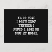 Carte Postale J'ai perdu mon cheval (Devant)