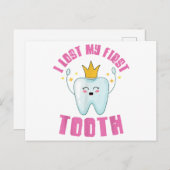 Carte Postale J'Ai Perdu Mon Premier Dents De Dents Sortie Cadea (Devant / Derrière)