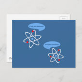 Carte Postale J'Ai Perdu Un Électron (Devant / Derrière)