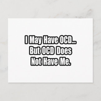 Carte Postale J'Ai Peut-Être Un OCD, Mais...