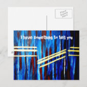 Carte Postale J'ai quelque chose à te dire (Devant / Derrière)