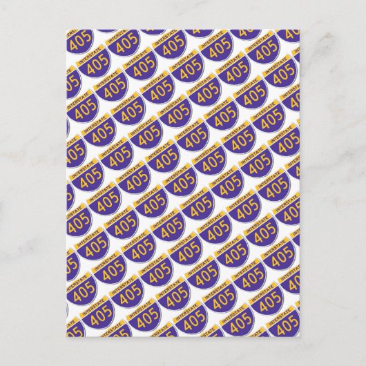 Carte Postale J'ai survécu à la fermeture 405 (Devant)