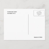 Carte Postale J'ai survécu à Sandy Postcard (Dos)