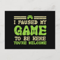 J'Ai Suspendu Mon Jeu Pour Être Ici Drôle Joueur V