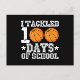Carte Postale J'ai traité 100 jours de basket-ball scolaire
