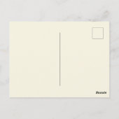 Carte Postale J'ai trouvé ma paix (Dos)