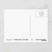 Carte Postale J'ai un de ces jours (Dos)