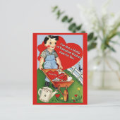 Carte Postale J'ai une charge de voeux de Saint Valentin juste p (Debout devant)