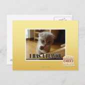 Carte Postale J'ai une saveur (Devant / Derrière)