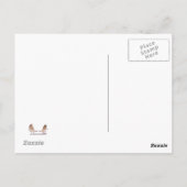 Carte Postale "J'Ai Vu 1" Plaque de licence Sasquatch (Dos)